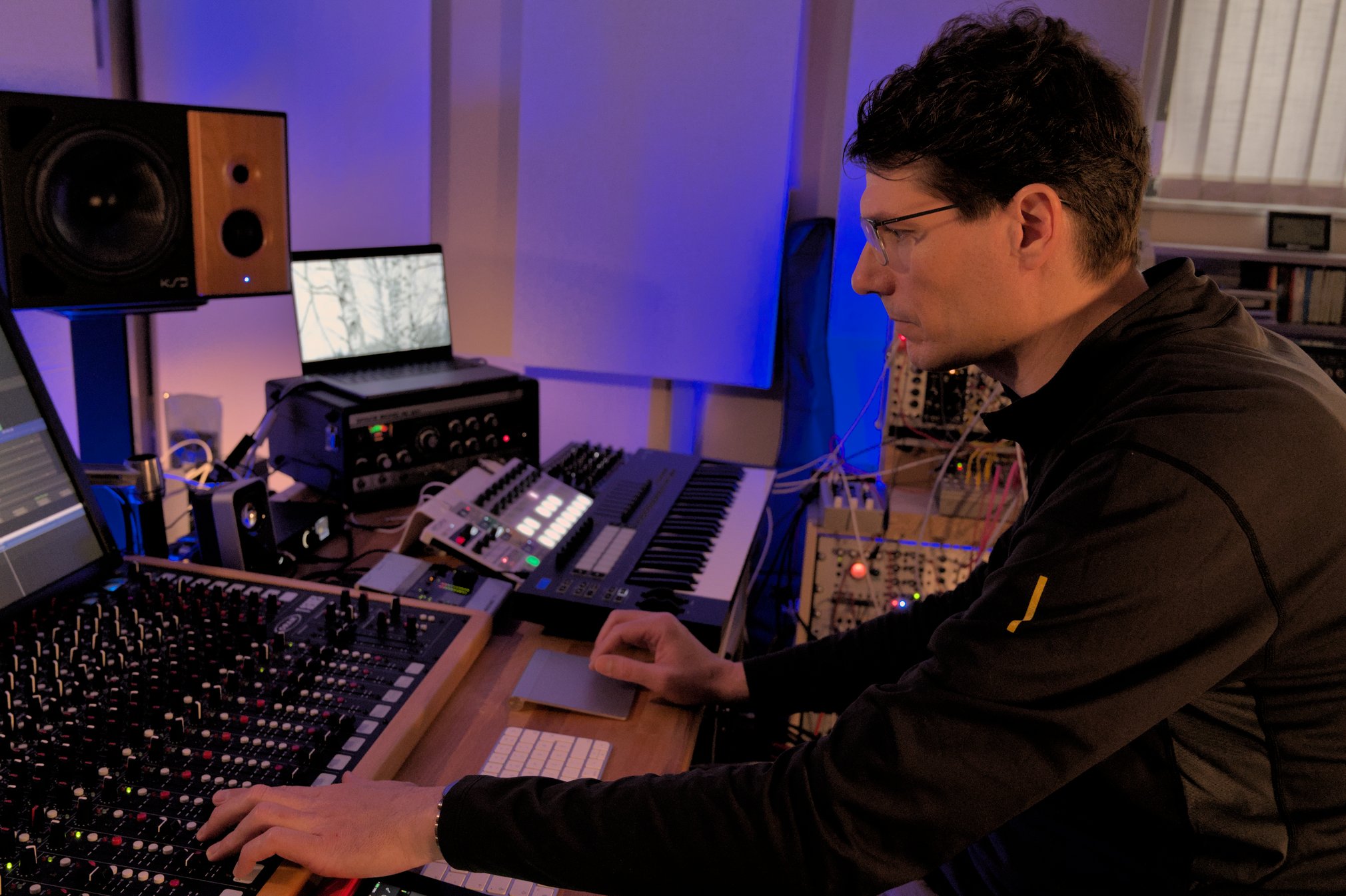Jernej Marušič - Octex in his studio